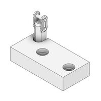 MODULAR SOLUTIONS DOOR PART DOOR CHAIN FRONT CLAMP KIT - ANSI 40